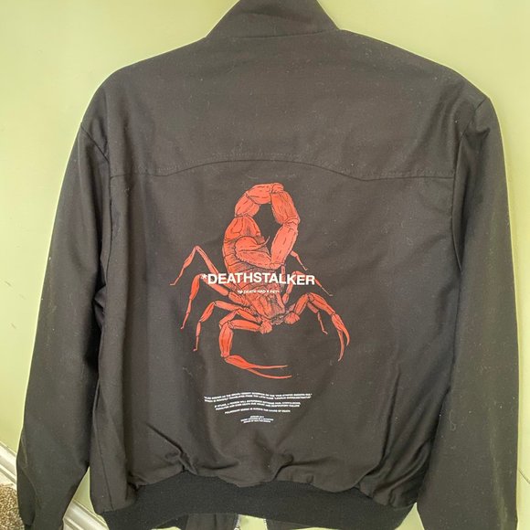 MXDVS If Death Had A Pet Jacket with Plaid Lining - Picture 4 of 10